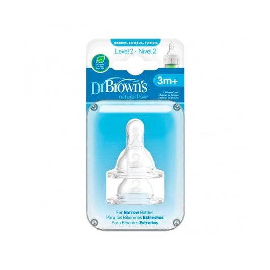Dr. Brown's Natural Flow® nivel 2 2uds