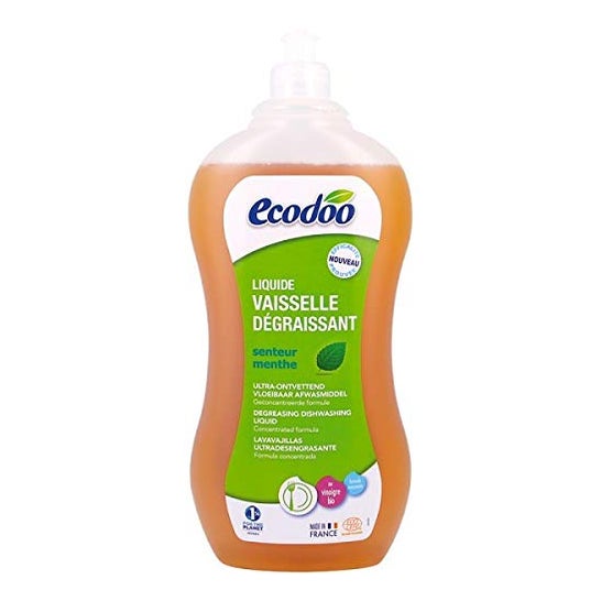 Ecodoo Lavavajillas Desengrasante Menta Eco 1 L