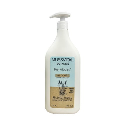 Mussvital Essentials Botanics Gel Baño Piel Atópica 750ml