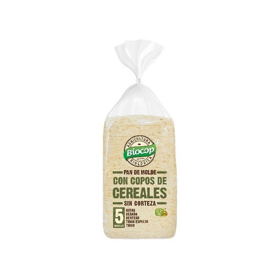 Biocop Pan Molde Copos Cereales Sin Corteza Bio 300g