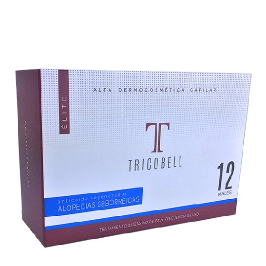 Tricobell Elite Ampollas Anticaida Alopecias Seborreicas 12 Unid