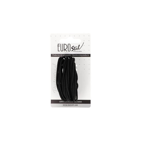 Eurostil goma Elástica Negro Pack 25 uds