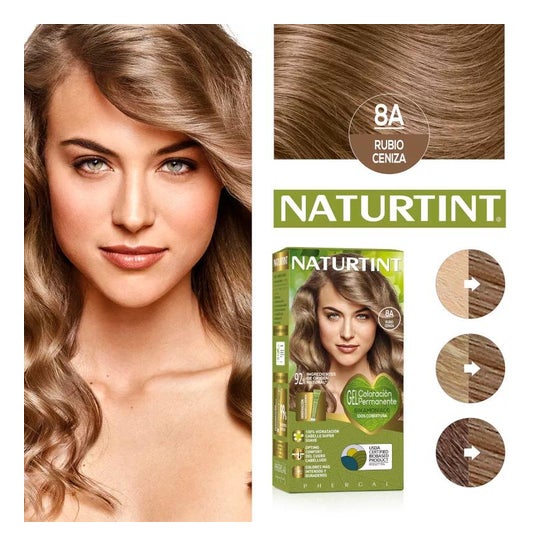 Naturtint Tinte 8A Rubio Ceniza 1ud