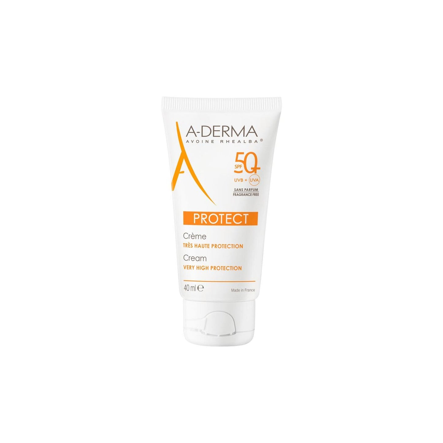 A-Derma Protect Crema Solar Sin Perfume SPF50+ 40ml