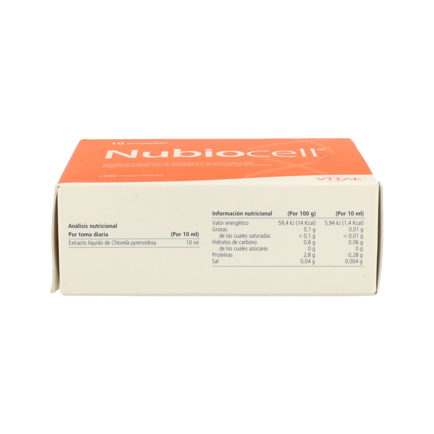 Vitae Nubiocell 10 Ampollas