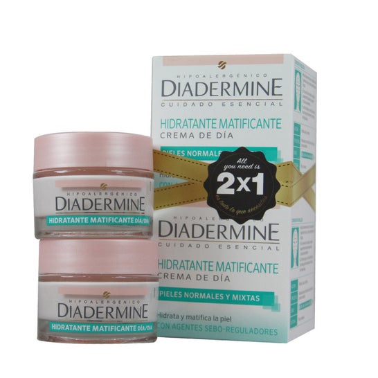 Diadermine Crema Hidratante Matificante Dia Pnm 2x50ml