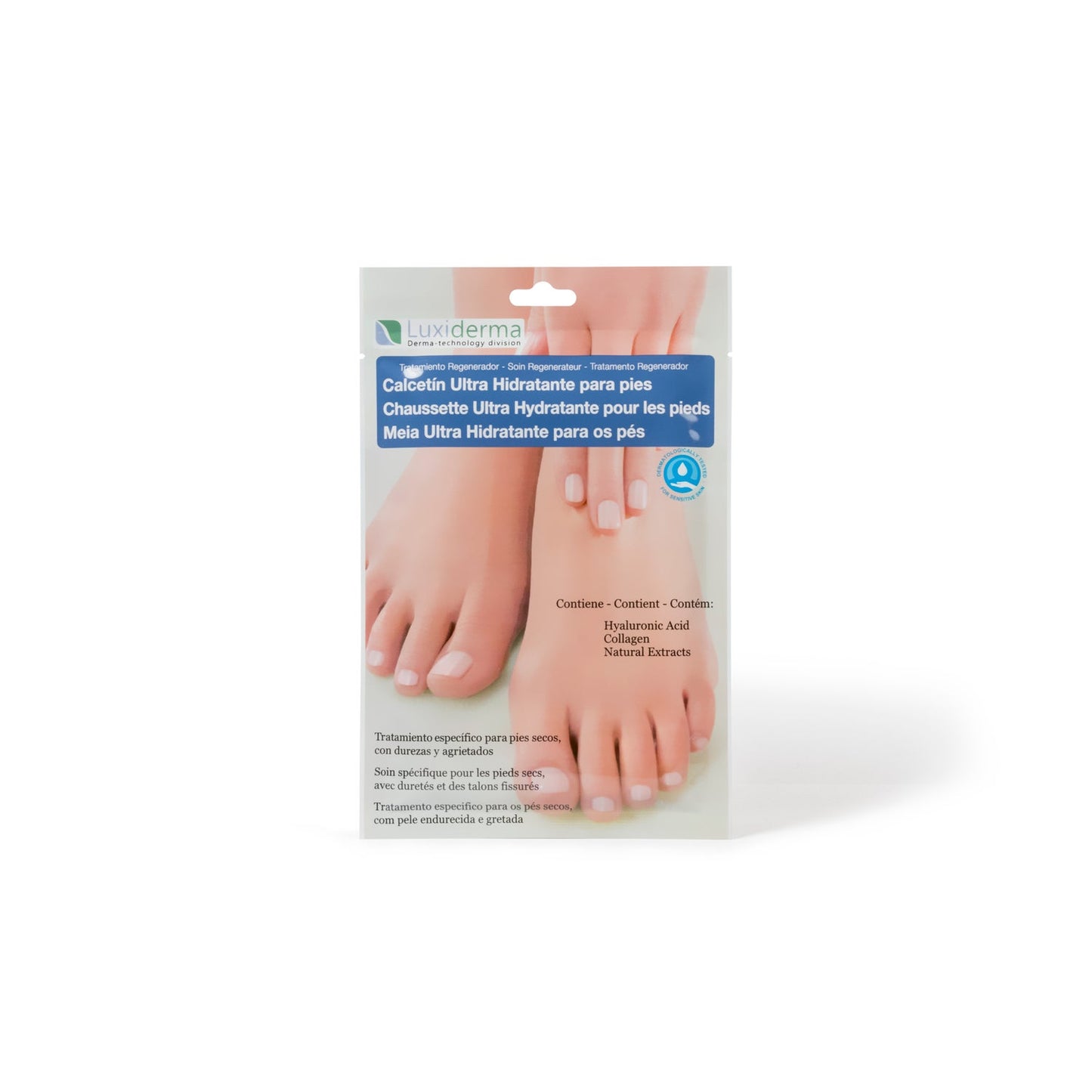 Luxiderma calcetín ultra hidratante pies secos 1ud