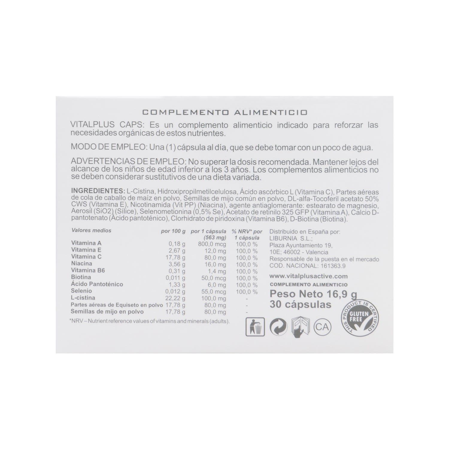 Vital Plus 30cáps