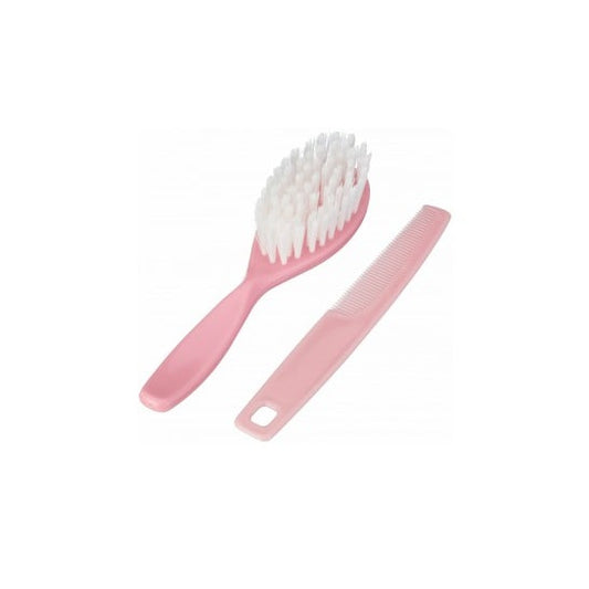 Suavinex Pack Cepillo + Peine Infantil Hygge Rosa