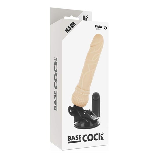Basecock Realistic Vibrador Control Remoto Natural 19.5cm 1ud