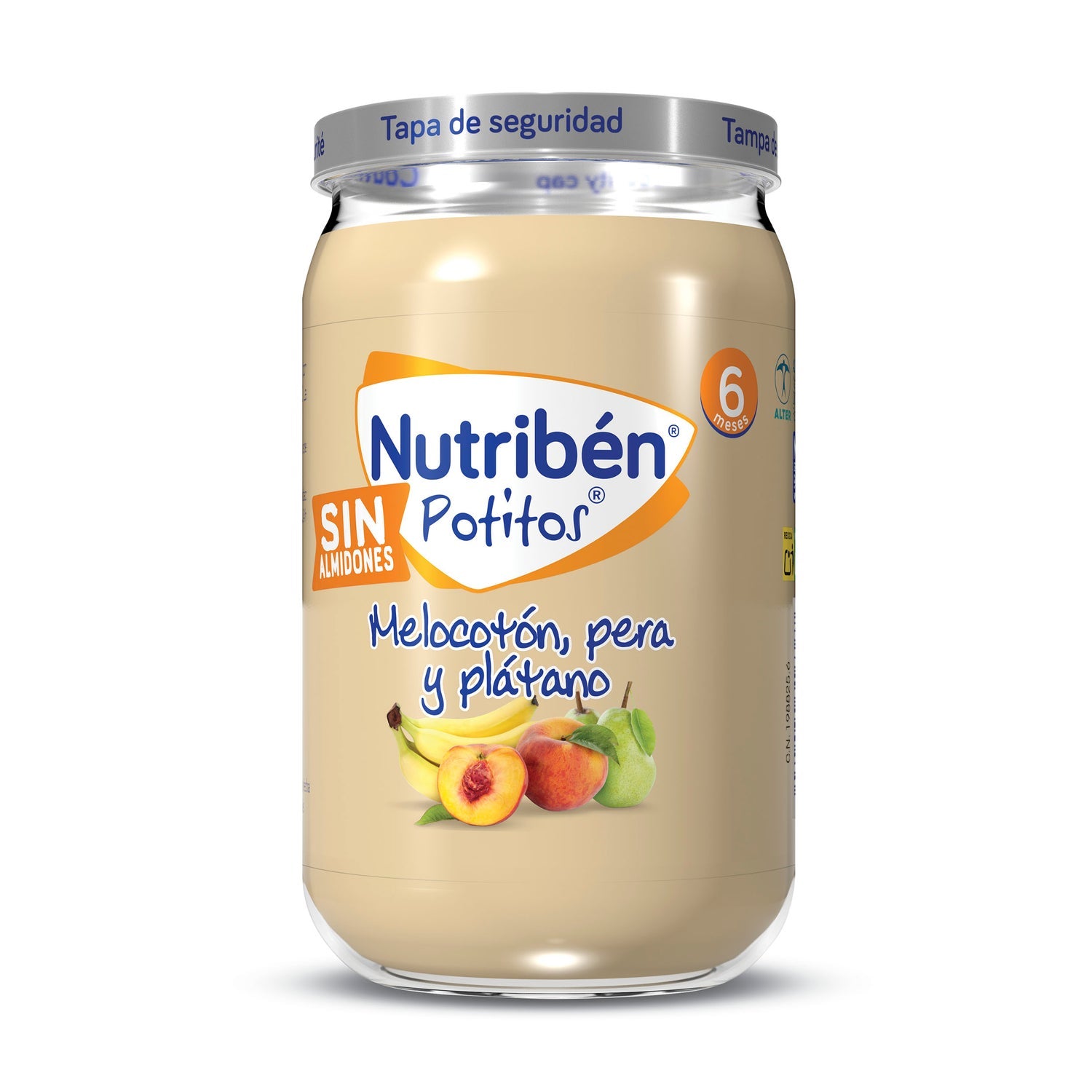 Nutribén Potitos Melocotón, Pera Y Plátano 235 g