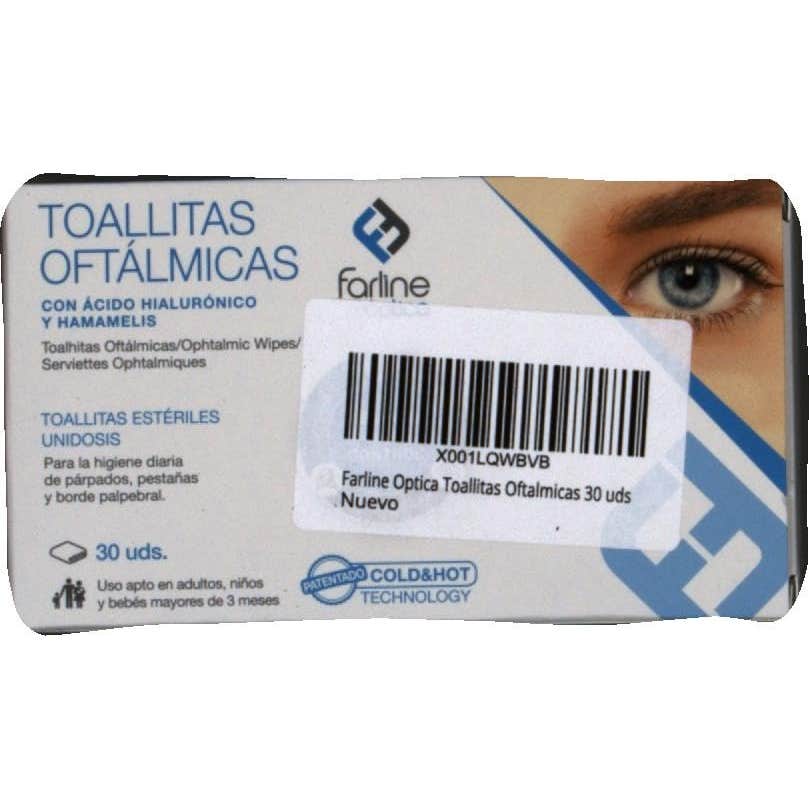 Farline toallitas oftálmicas con ácido hialurónico 30uds