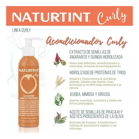 Naturtint Curly Acondicionador sin Aclarado 200ml