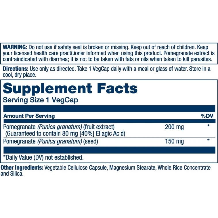 Solaray® Pomegranate 200mg 60cáps