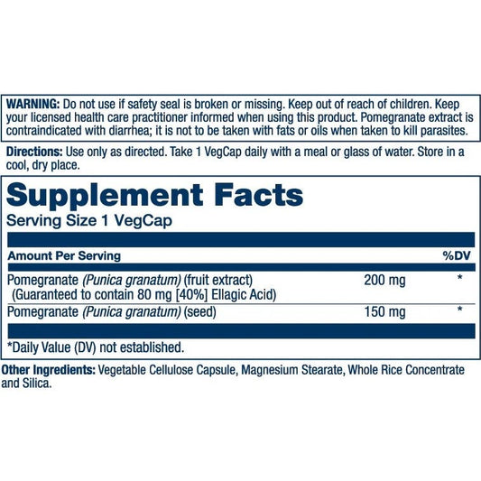 Solaray® Pomegranate 200mg 60cáps