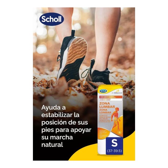 Scholl In-Balance Zona Lumbar Talla S 1par