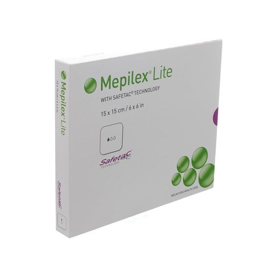 Mepilex Lite Apósito 15x15 cm 3 uds