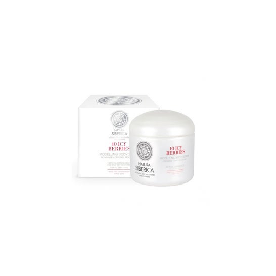 Natura Siberica Exfoliante corporal moldeador, 10 bayas del hielo 300 ml