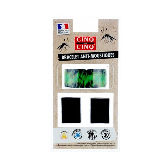 Cinq Sur Cinq Pulsera Anti-Mosquitos graffiti 1 ud