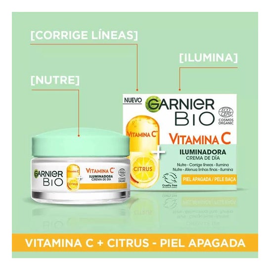 Garnier Bio Vitamina C Crema de Día Iluminadora 50ml
