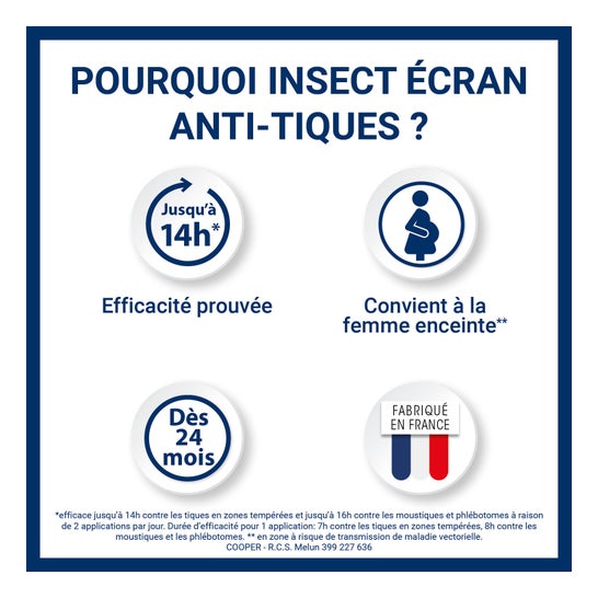Insect Écran Anti-Garrapatas Spray 100ml