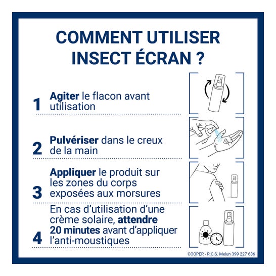 Insect Écran Anti-Garrapatas Spray 100ml