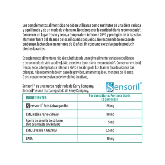 Aquilea Onbalance Relax 60 Gummies