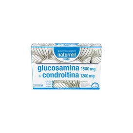 Naturmil Glucosamina y Condroitina Forte 20 Ampollas