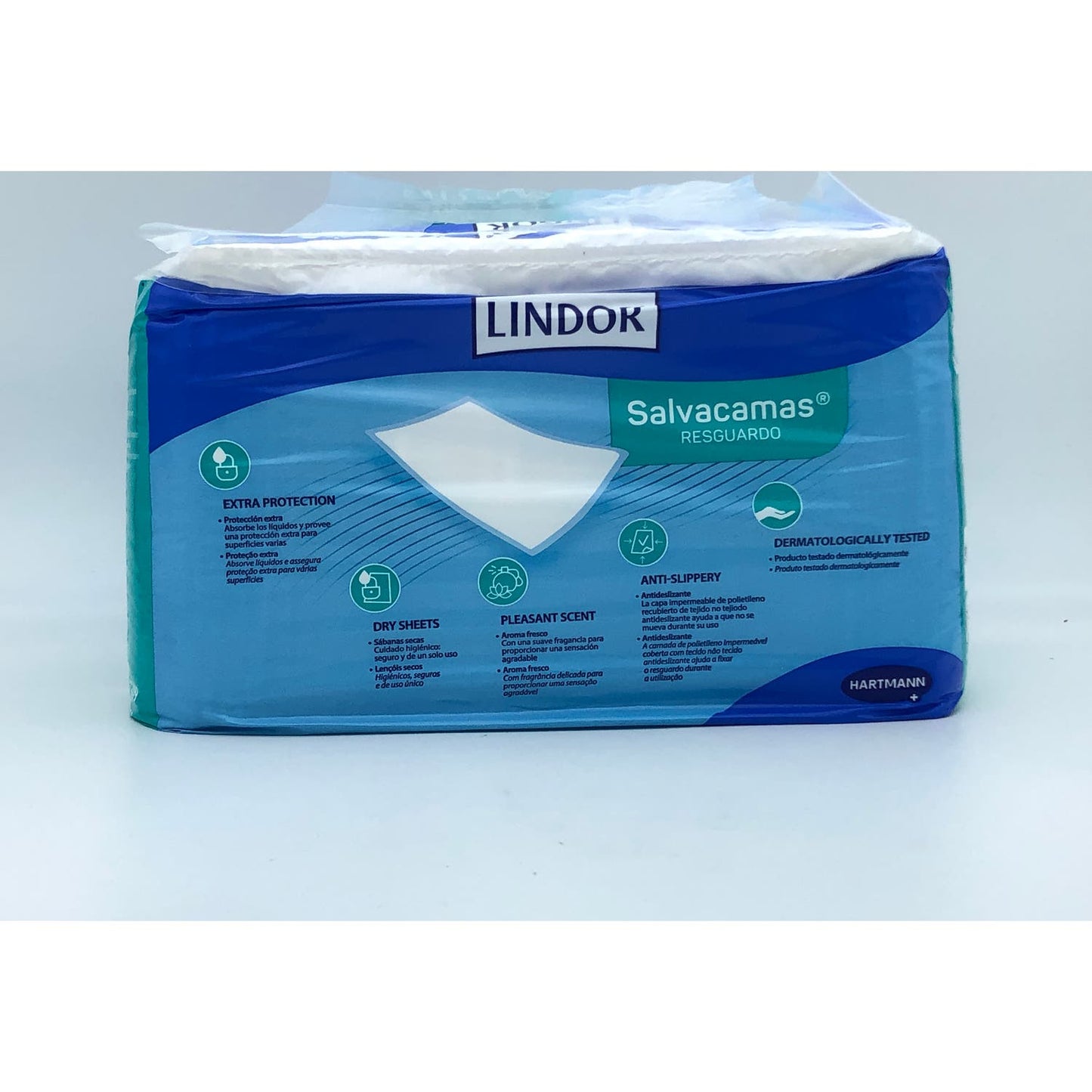 Lindor Salvacamas Antideslizante 60x90cm 30uds