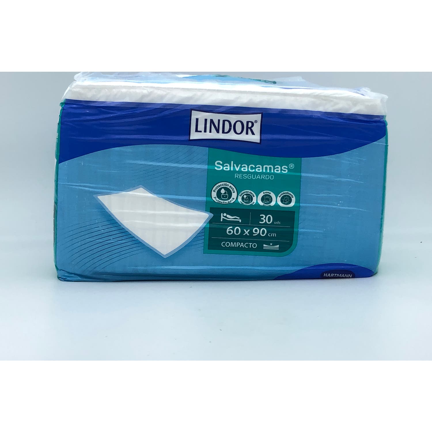 Lindor Salvacamas Antideslizante 60x90cm 30uds
