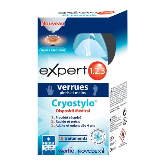 Novodex Expert 1 2 3 Verrugas Pies y Manos 50ml