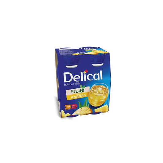 Delical Bebida Afrutada Piña 4x200ml