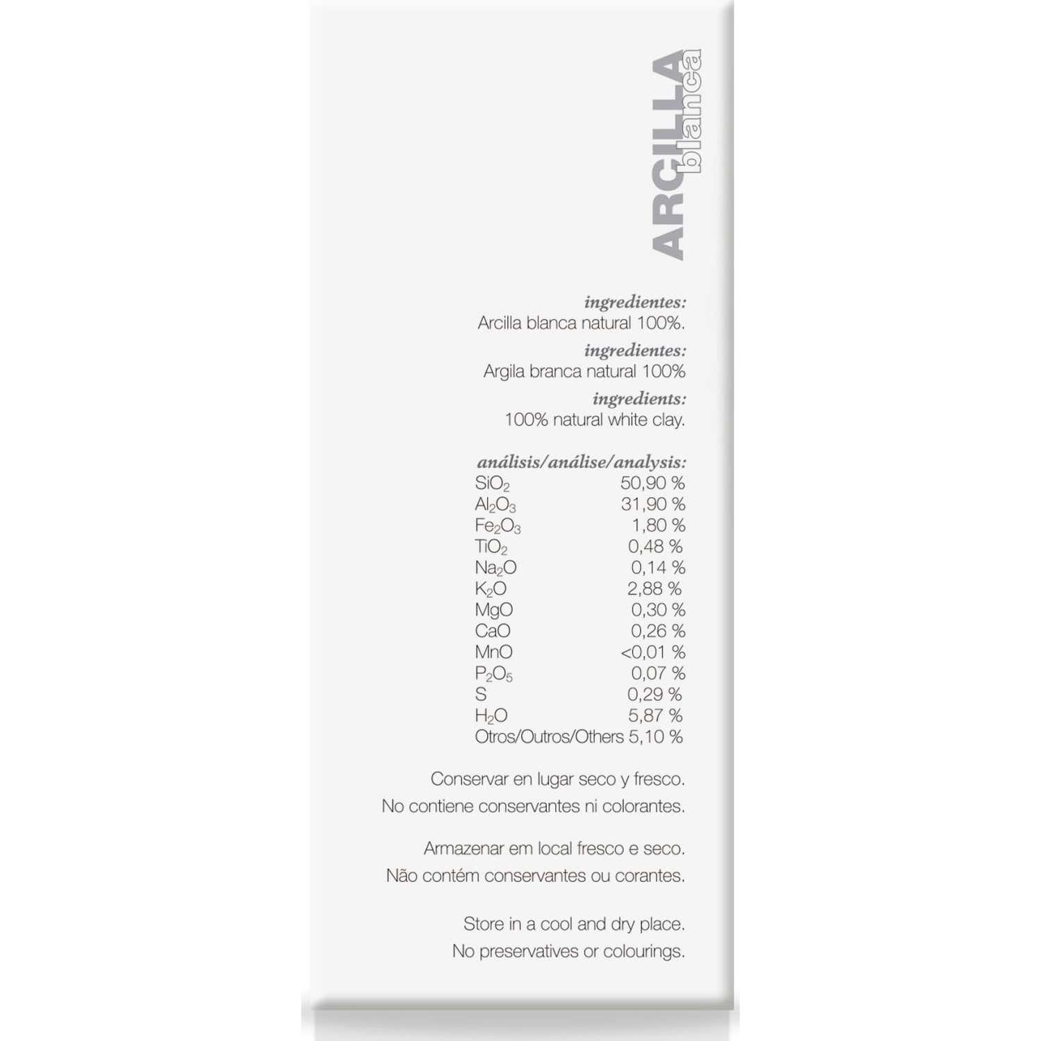 Soria Natural Arcilla Blanca 250g