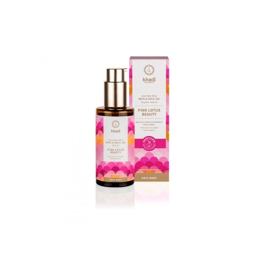 Khadi Aceite Elixir Ayurveda Loto-Rosado 100 ml