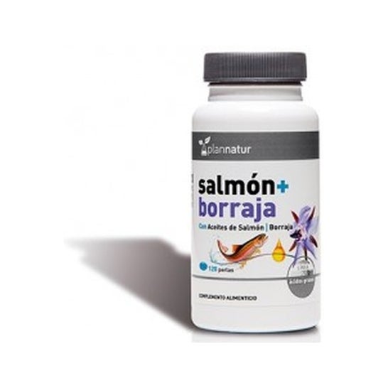 Plannatur Omega 3+6 Salmón Borraja 500 mg 120 caps