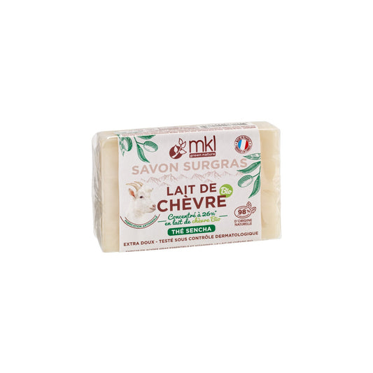 Mkl Savon Surgras Lait De Chèvre Bio Thé Sencha 100g