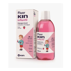 Fluor-Kin Infantil colutorio fresa 500ml