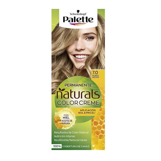 Schwarzkopf Kit Tinte Palette Naturals 7.0 Rubio Medio