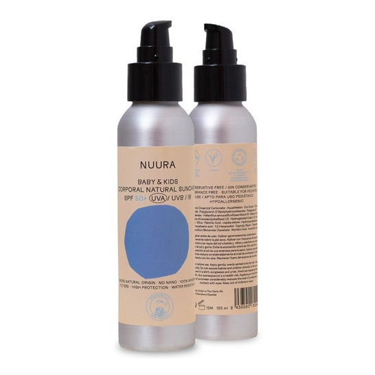 Nuura Emulsión Corporal Fluida Pediátrica SPF+50 125ml