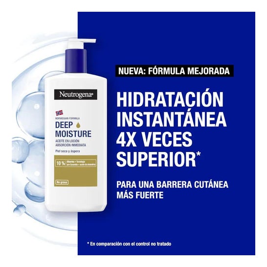 Neutrogena® Hidratación Profunda Aceite en Loción 400 ml