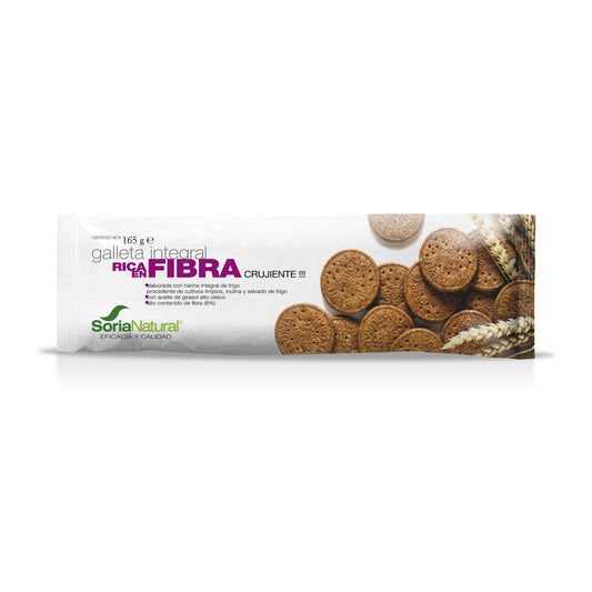 Soria Natural Galleta Integral Rica En Fibra 165g