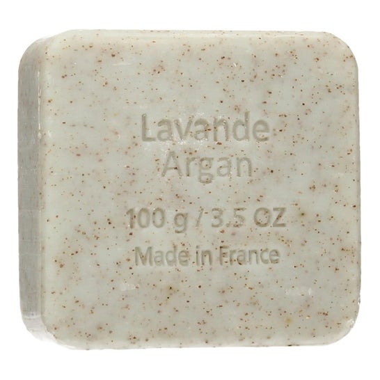 Savon du Midi Jabón Exfoliante Argán Lavanda Bio 100 g