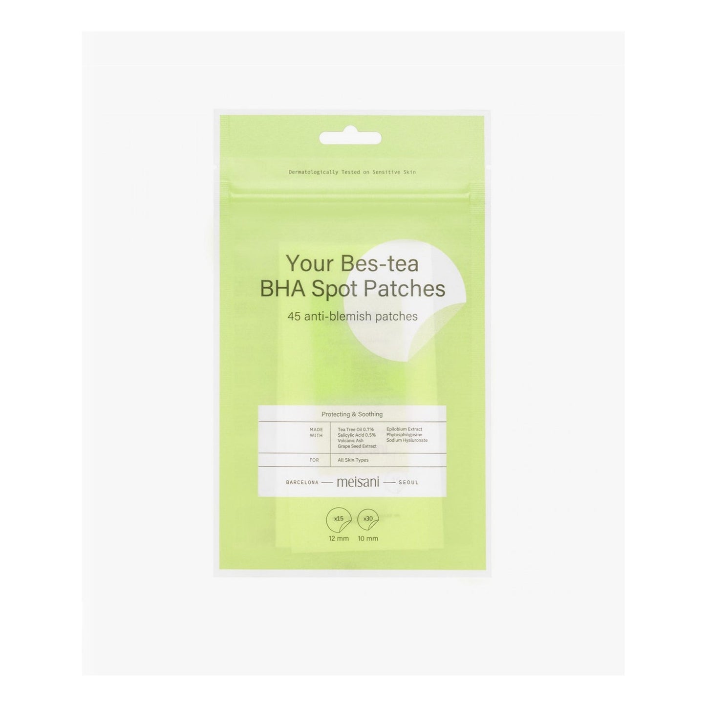 Meisani Your Bes-tea BHA Spot Parches 45uds