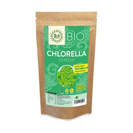 Solnatural Chlorella Polvo Bio sin Gluten Vegano 125 g