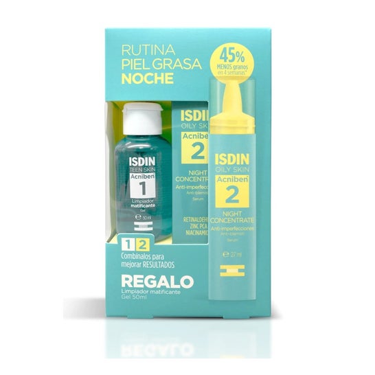 Isdin Pack Acniben Rutina Piel Grasa Noche