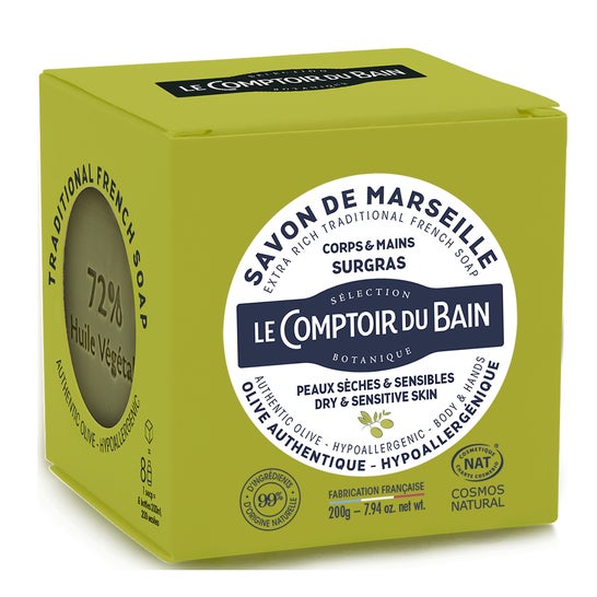 Le Comptoir du Bain Jabón de Marsella Auténtico Cubo 200 g