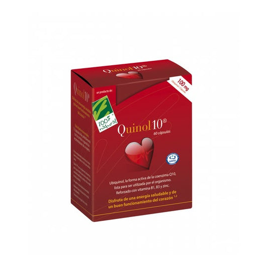100% Natural Quinol10 60 Perlas De 100mg
