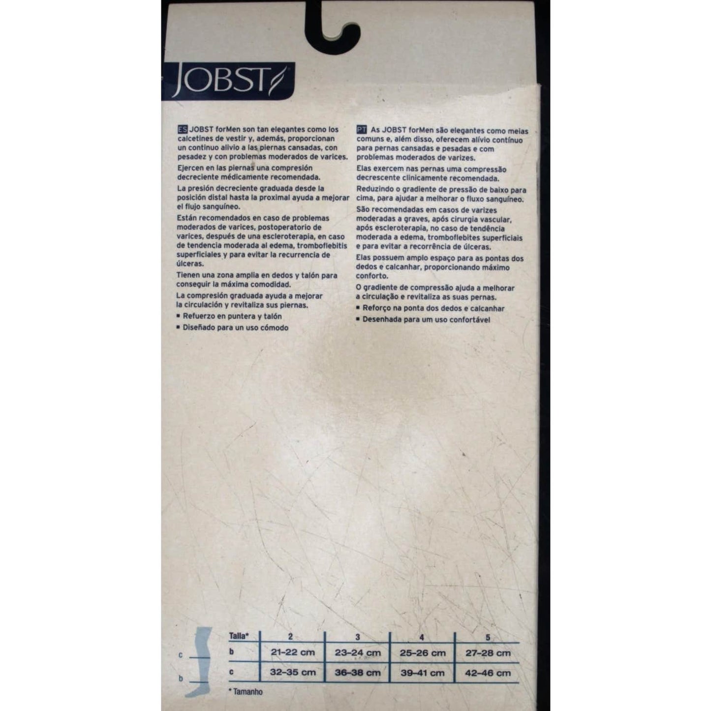 Jobst calcetín compresión normal negro talla 4 1ud