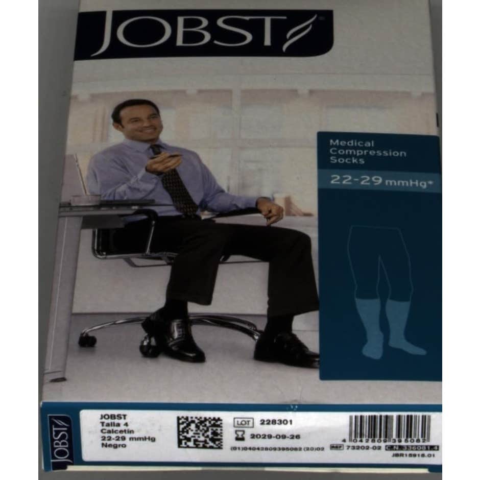 Jobst calcetín compresión normal negro talla 4 1ud
