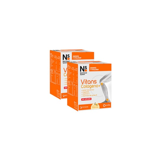 Ns Vitans Duplo Colágeno Vainilla 2x30uds